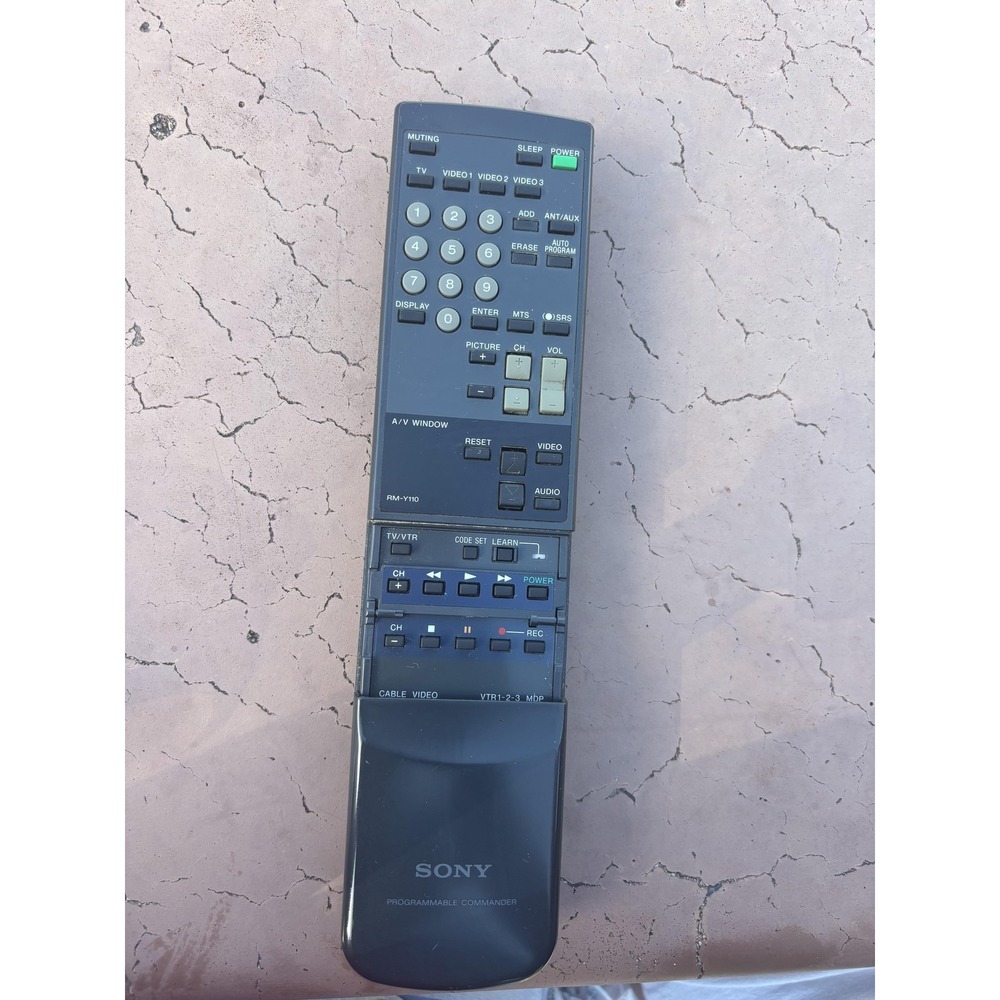Sony RM-Y110 Programmable Commander Remote Control Black OEM Replacement Unit - Picture 2 of 8